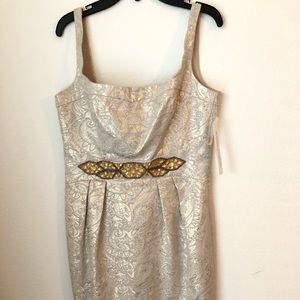 Maggy London - gold embellished dress